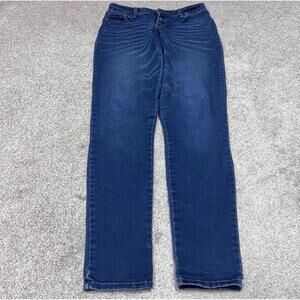 Express Jegging Women’s Blue Skinny Faux Pockets Size 6